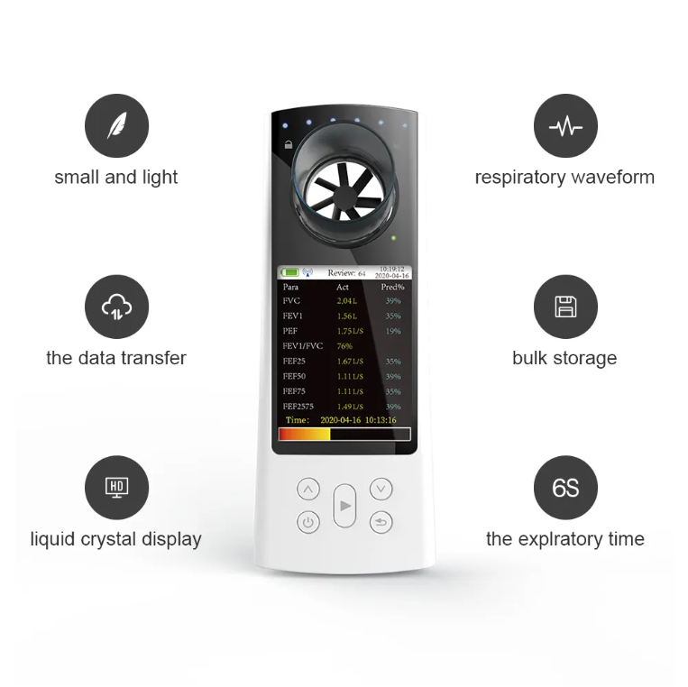 Portable Digital Bluetooth Spirometer