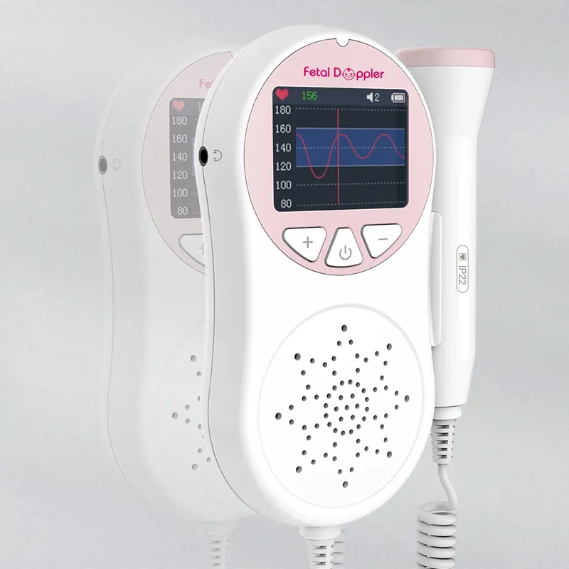 200B-BU Fetal Doppler Heart Beat Monitor Backlight LCD – Ynpuz
